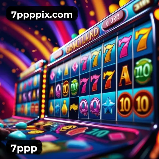 App 7ppp para iOS e Android — interface mobile, login biométrico e PIX integrado