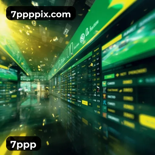 App 7ppp para iOS e Android — interface mobile, login biométrico e PIX integrado